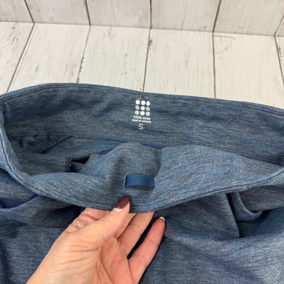 Title Nine Heather Blue Tencel-Blend Tennis Skirt Pickleball Golf Size Small - Picture 7 of 13